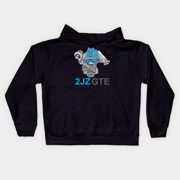 2JZ Kids Hoodie by Aestcoart